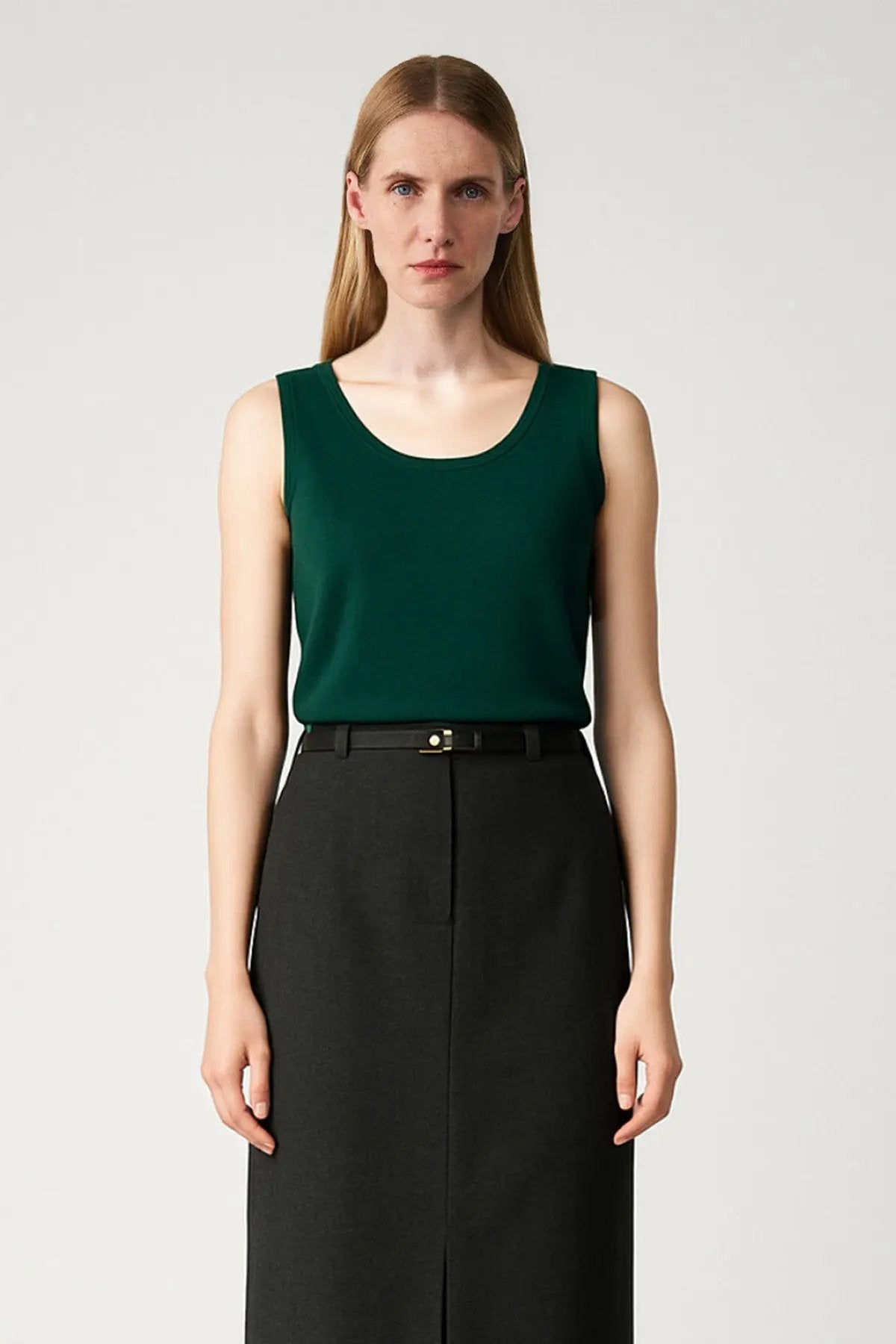 Yeşil U Yaka Kadın Atlet  Mısırlı 1951