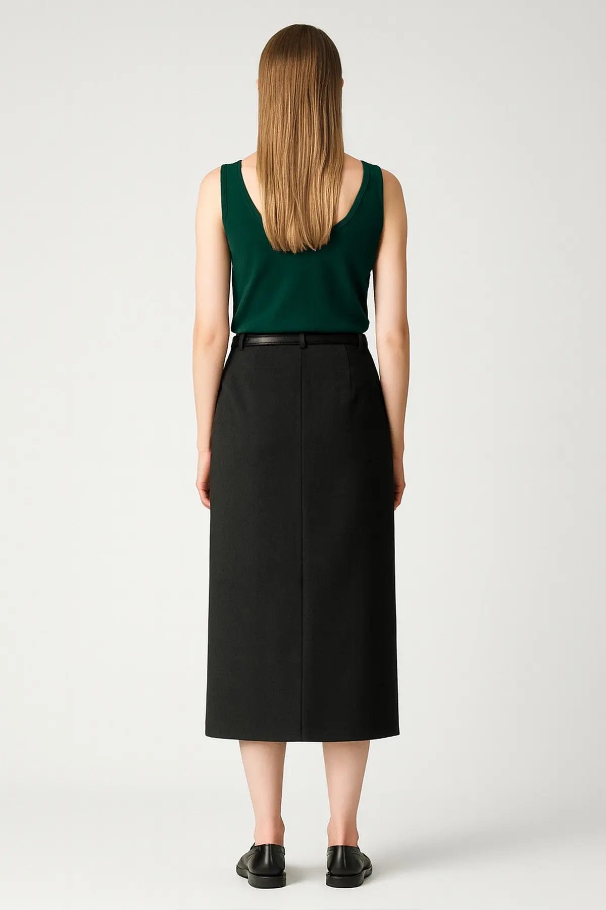 Yeşil U Yaka Kadın Atlet  Mısırlı 1951