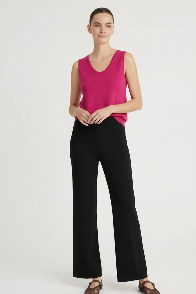 Fuşya U Yaka Kadın Atlet  Mısırlı 1951