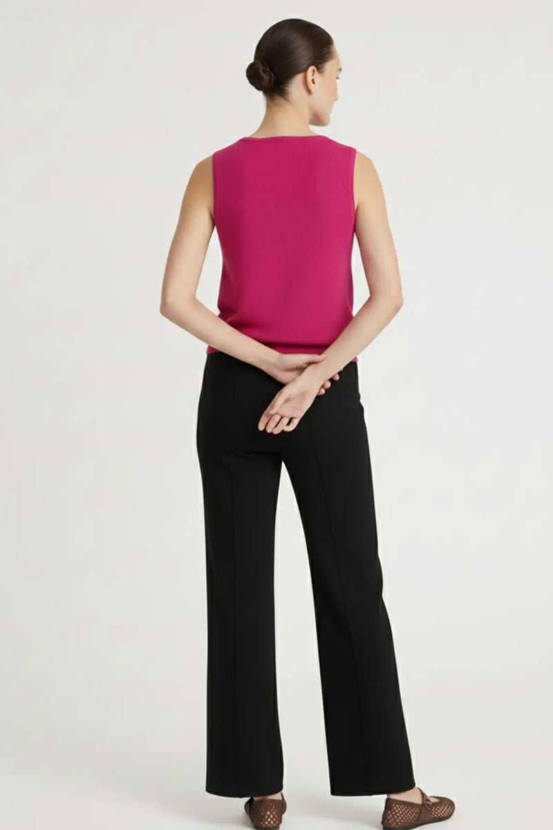 Fuşya U Yaka Kadın Atlet  Mısırlı 1951