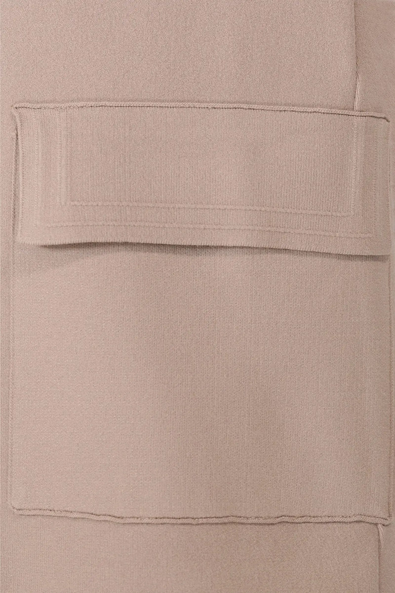 Camel Triko Kadın Blazer Ceket