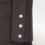 Acı Kahve Triko Kadın Blazer Ceket  Mısırlı 1951