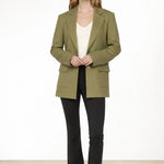 Yeşil Triko Kadın Blazer Ceket  Mısırlı 1951