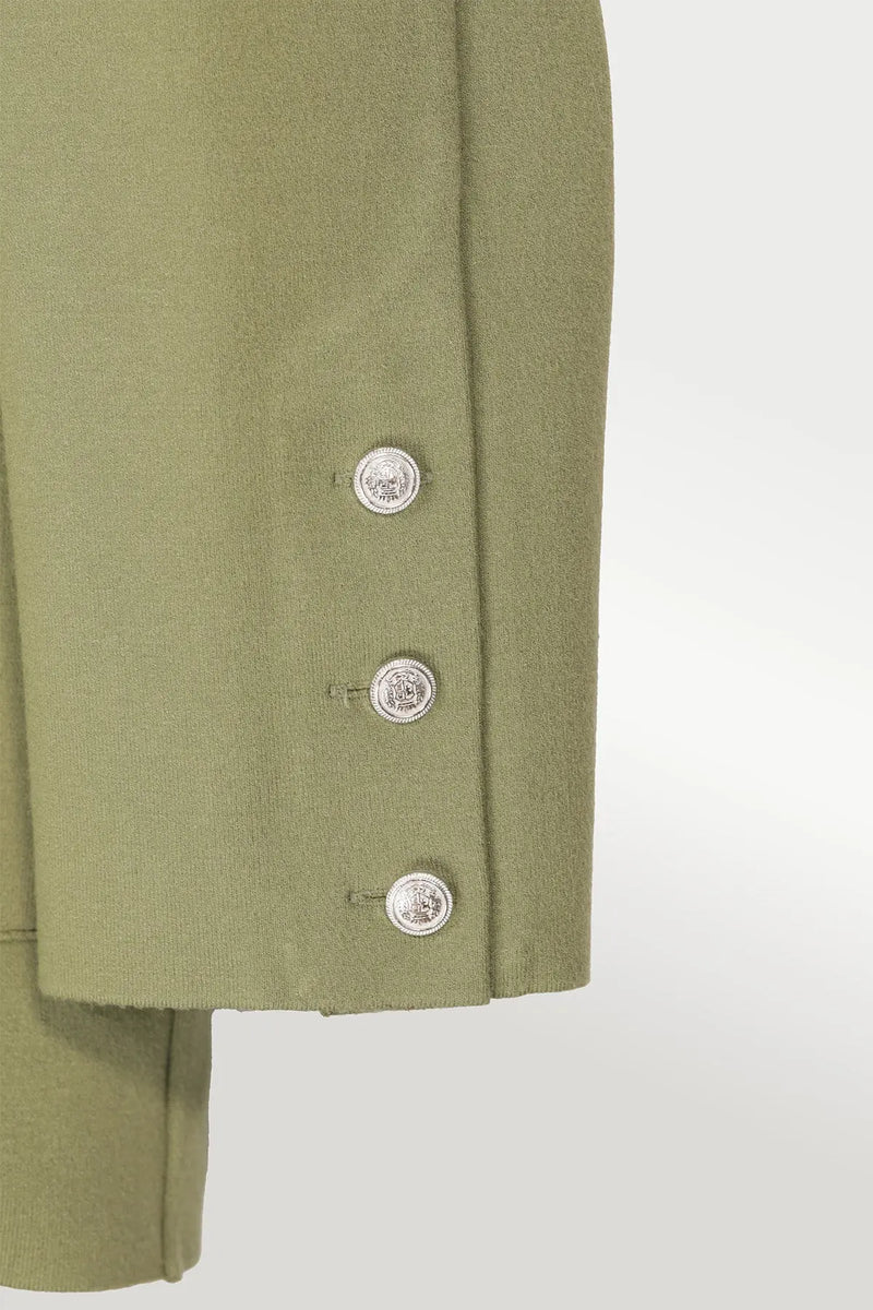 Yeşil Triko Kadın Blazer Ceket