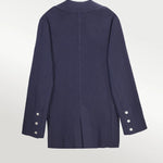 Lacivert Triko Kadın Blazer Ceket  Mısırlı 1951