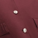 Mürdüm Triko Kadın Blazer Ceket  Mısırlı 1951