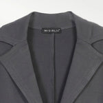 Koyu Gri Triko Kadın Blazer Ceket  Mısırlı 1951