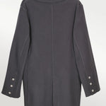 Koyu Gri Triko Kadın Blazer Ceket  Mısırlı 1951