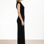 Siyah Kolsuz Uzun Elbise  Mısırlı 1951