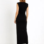 Siyah Kolsuz Uzun Elbise  Mısırlı 1951