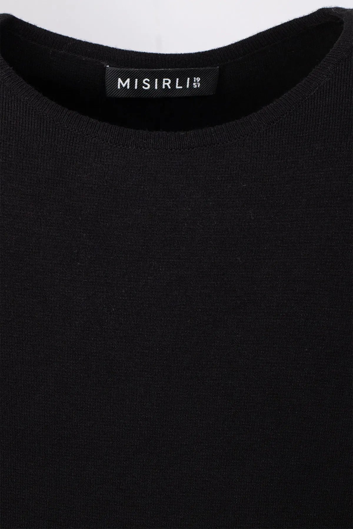 Siyah Kemer Detaylı Midi Elbise  Mısırlı 1951