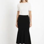 Siyah Volanlı Balık Etek  Mısırlı 1951