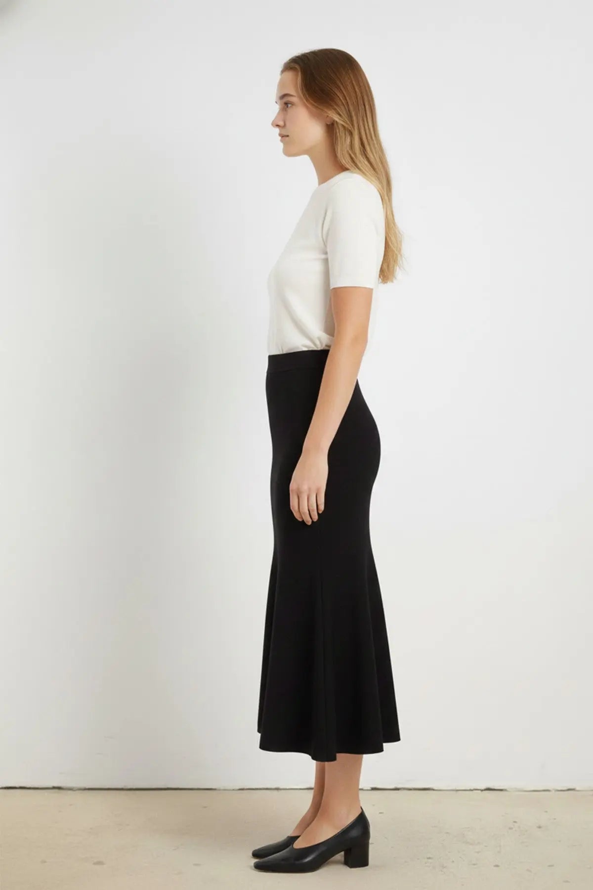 Siyah Volanlı Balık Etek  Mısırlı 1951