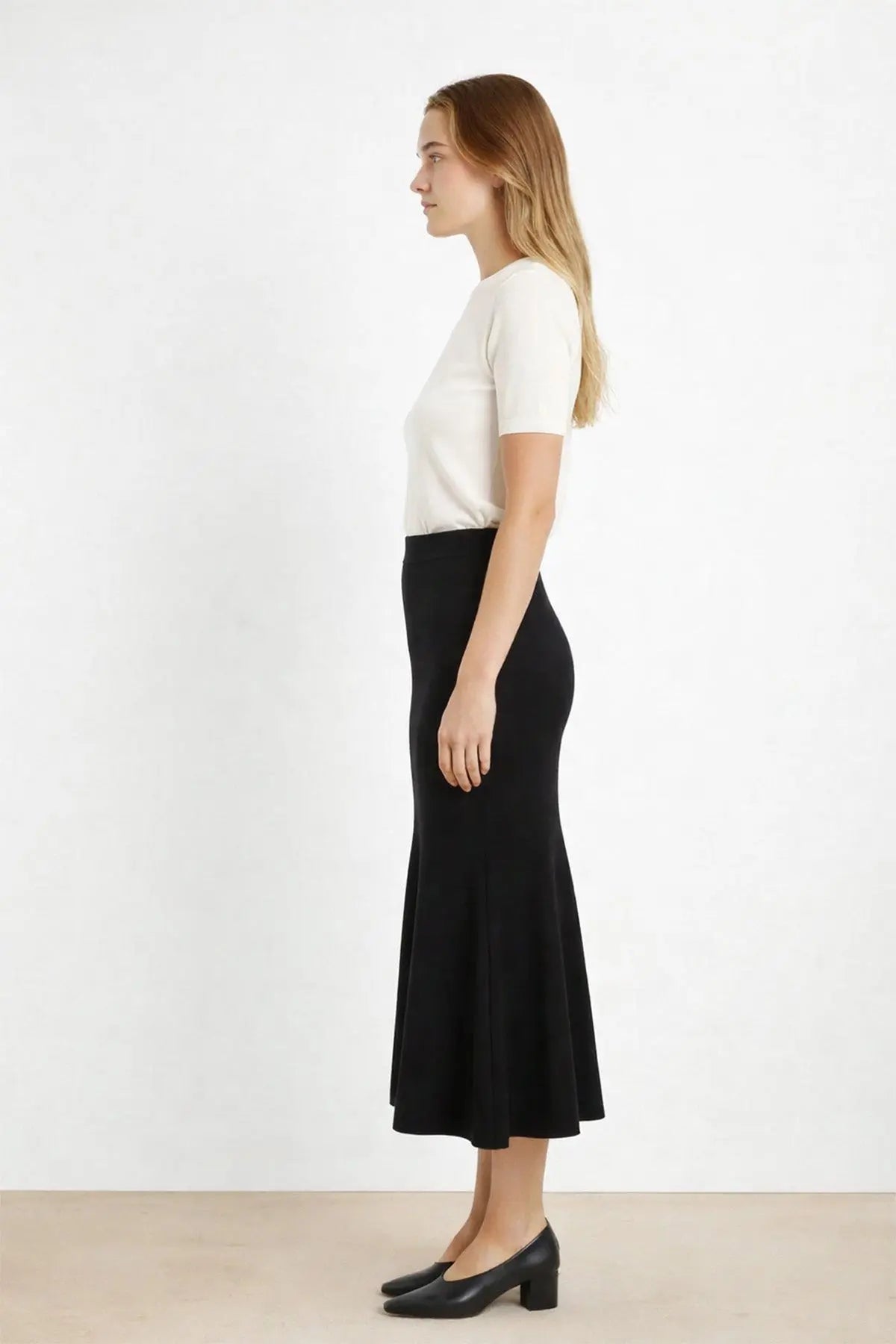 Siyah Volanlı Balık Etek  Mısırlı 1951