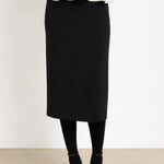 Siyah Midi Boy Triko Etek - Mısırlı 1951