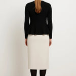 Ekru Midi Boy Triko Etek - Mısırlı 1951