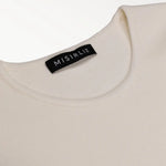 Ekru Peplum Triko Kadın Kazak  Mısırlı 1951