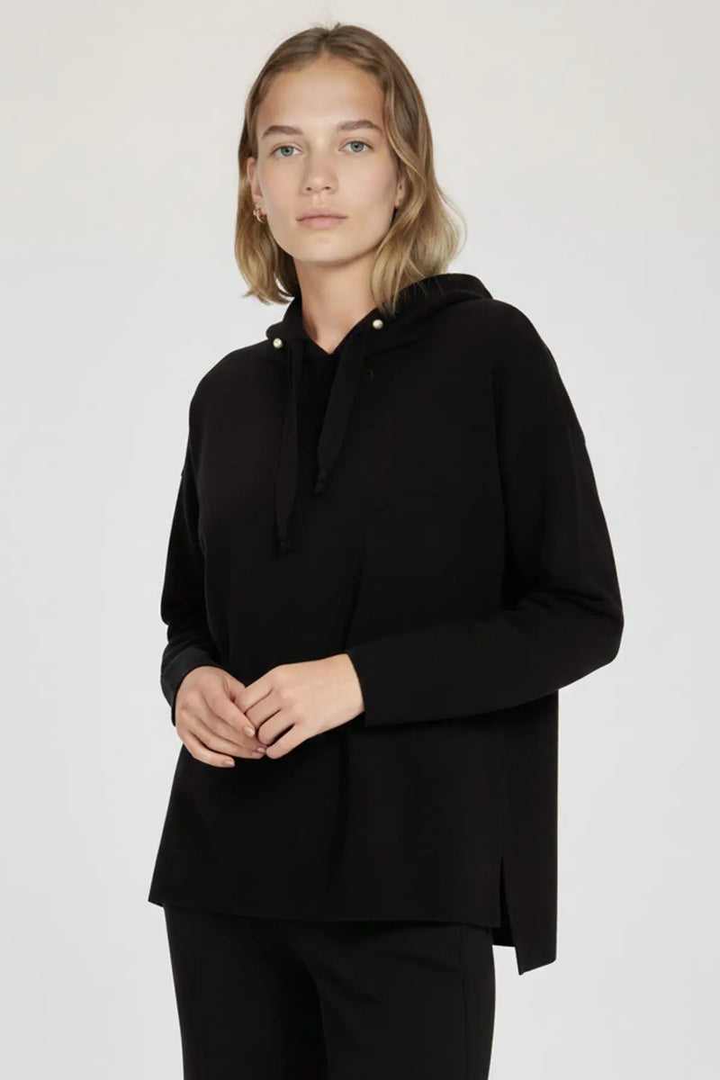 Siyah İnci Detaylı Kadın Sweatshirt  Mısırlı 1951