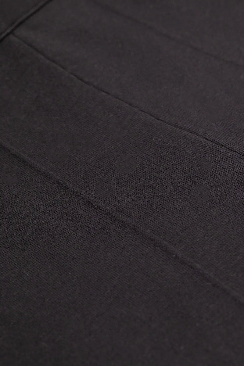 Siyah Geniş Paça Crop Kadın Pantolon