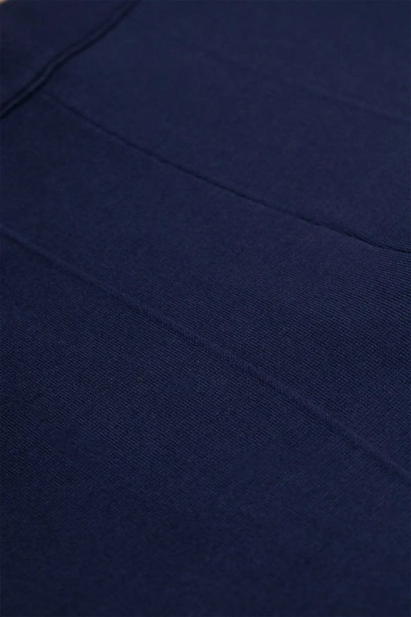 Lacivert Geniş Paça Crop Kadın Pantolon