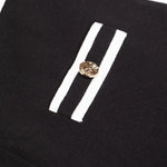 Siyah Ekru Biyeli Bol Paça Kadın Pantolon  Mısırlı 1951