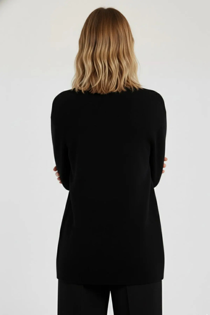 Siyah Gold Düğme Detaylı Kadın Ceket  Mısırlı 1951