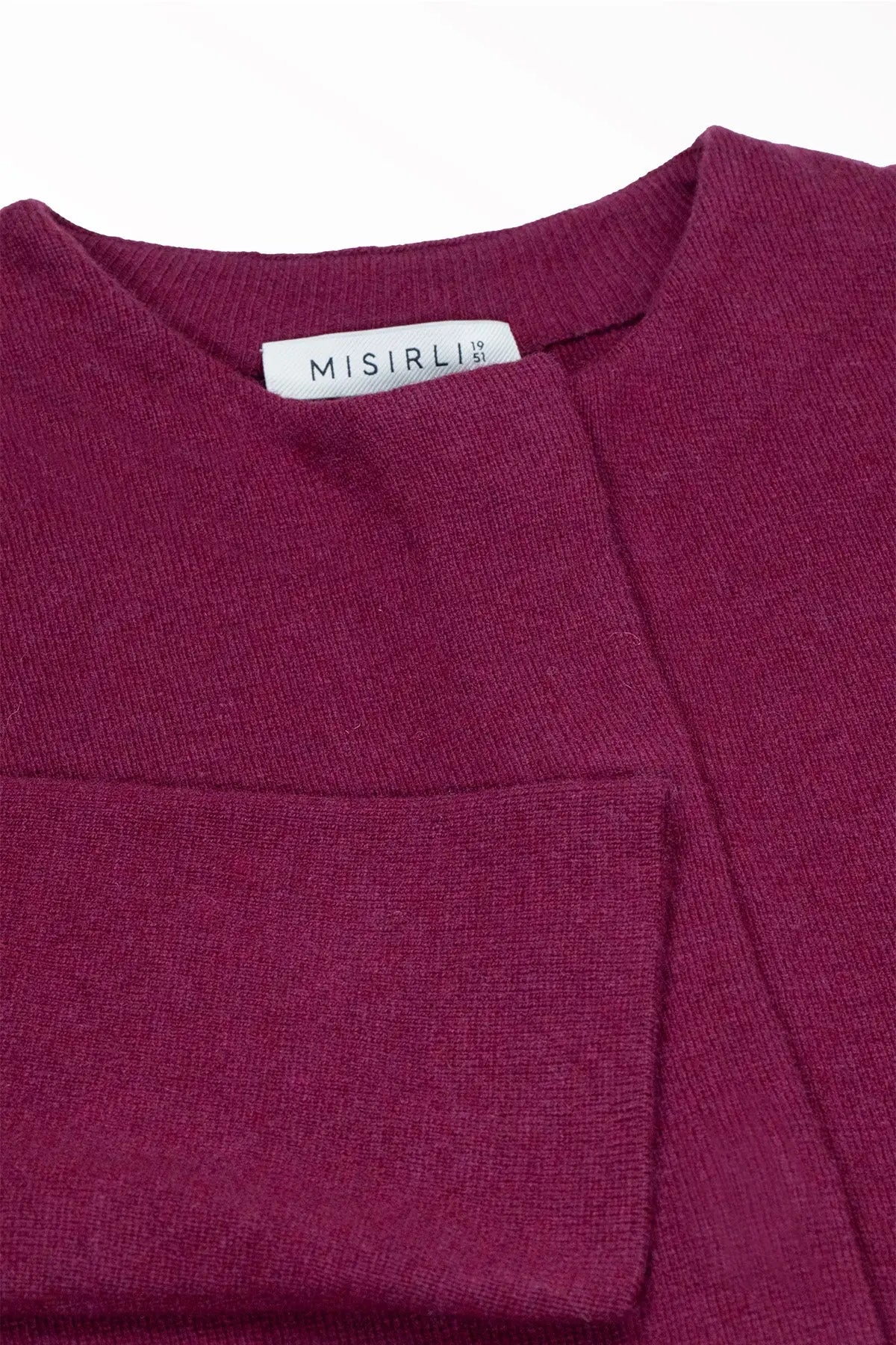 Mürdüm Cepleri Düğmeli Kadın Ceket  Mısırlı 1951