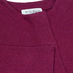 Mürdüm Cepleri Düğmeli Kadın Ceket  Mısırlı 1951