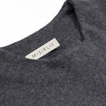 Koyu Gri Cepleri Düğmeli Kadın Ceket  Mısırlı 1951