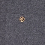 Koyu Gri Cepleri Düğmeli Kadın Ceket  Mısırlı 1951