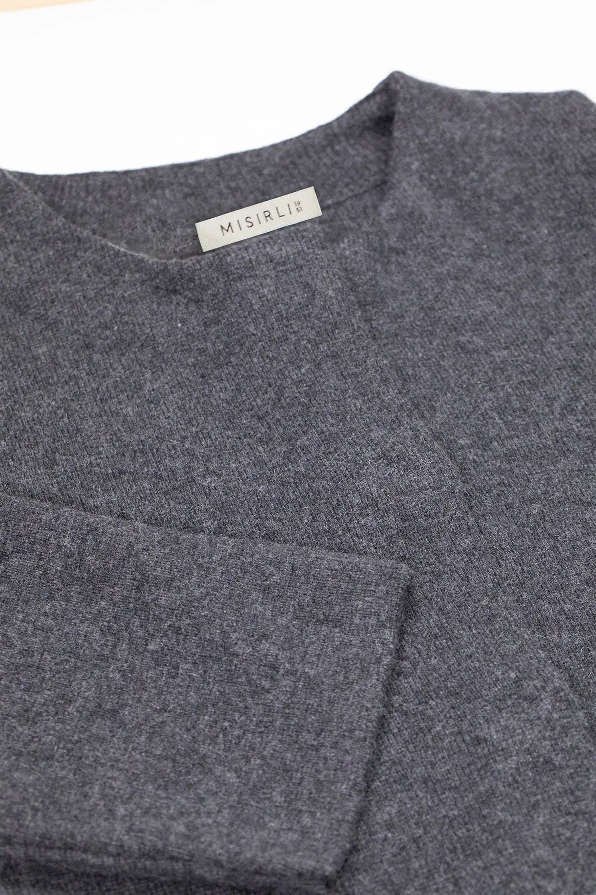 Koyu Gri Cepleri Düğmeli Kadın Ceket  Mısırlı 1951