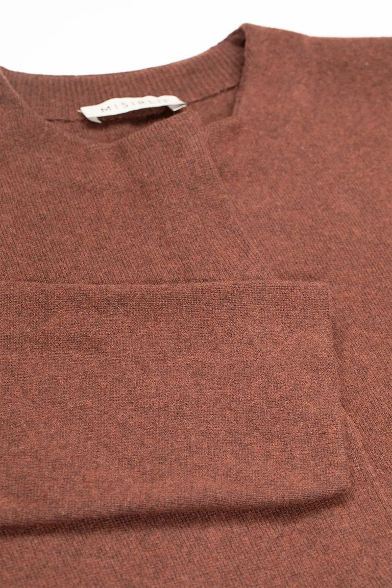 Kahverengi Cepleri Düğmeli Kadın Ceket  Mısırlı 1951