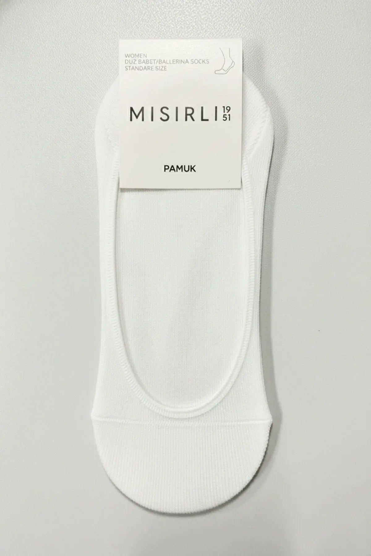 Beyaz Kadın Babet Çorabı  Mısırlı 1951