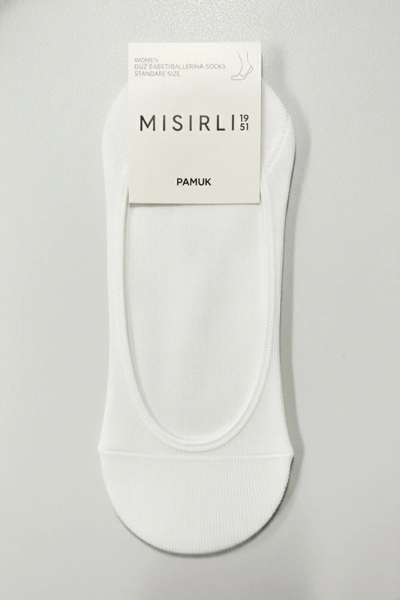 Beyaz Kadın Babet Çorabı  Mısırlı 1951