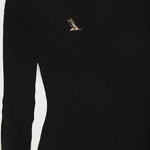 Siyah Selanik Örgü Uzun Elbise  Mısırlı 1951