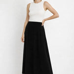 Siyah A Kesim Triko Uzun Etek - Mısırlı 1951