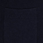 Lacivert Düğmeli Midi Kadın Hırka  Mısırlı 1951