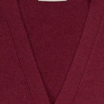 Mürdüm Düğmeli Midi Kadın Hırka  Mısırlı 1951