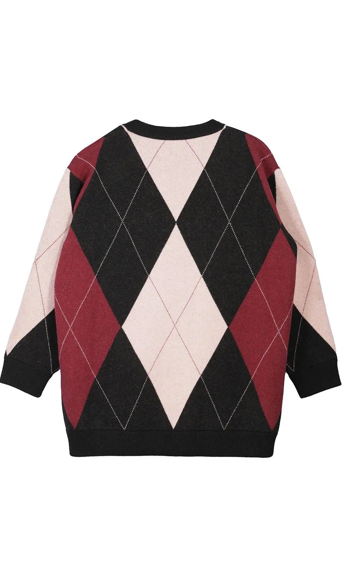 Multicolor Baklava Desenli Kadın Hırka  Mısırlı 1951