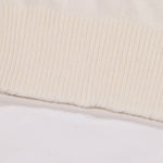 Ekru Yakası İnci Detaylı Kadın Kazak  Mısırlı 1951