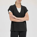 Koyu Gri V Yaka Kadın Süveter  Mısırlı 1951