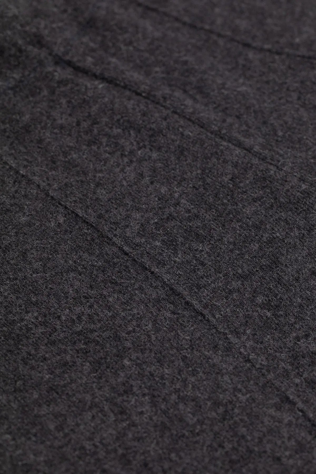 Koyu Gri Nervürlü Bol Paça Kadın Pantolon  Mısırlı 1951