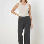 Koyu Gri Zincir Aksesuarlı Kadın Pantolon  Mısırlı 1951