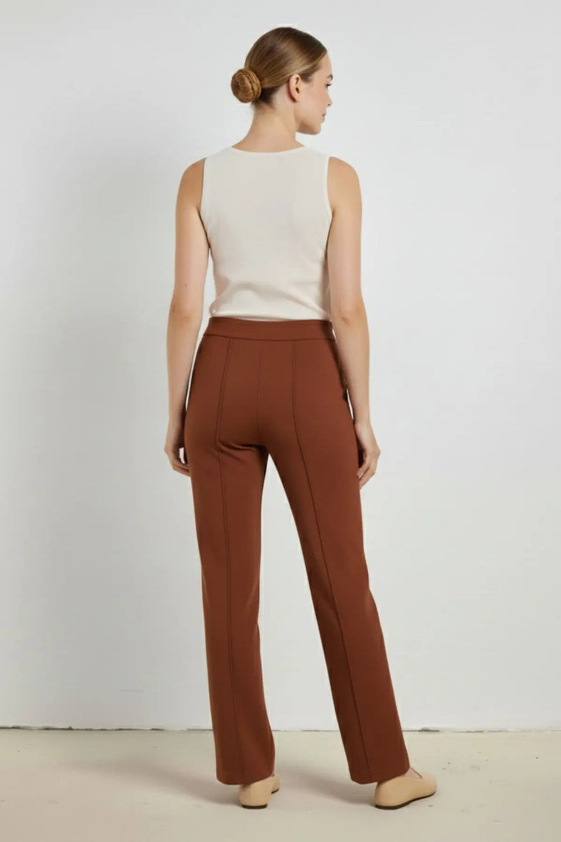 Kiremit Zincir Aksesuarlı Kadın Pantolon  Mısırlı 1951