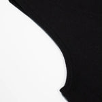 Siyah Kolsuz U Yaka Kadın Atlet  Mısırlı 1951