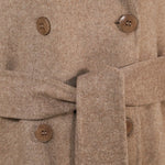 Taş Kruvaze Kuşaklı Uzun Kadın Kaban  Mısırlı 1951