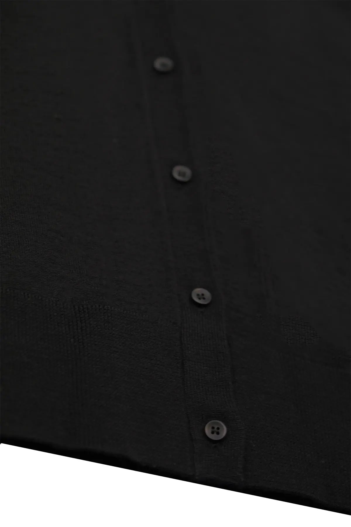 Siyah Düğme Detaylı Kadın Hırka  Mısırlı 1951