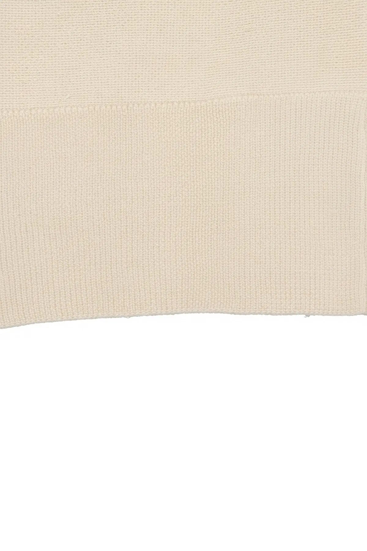 Ekru Düğme Detaylı Kadın Hırka  Mısırlı 1951