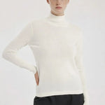 Ekru Balıkçı Yaka Kadın Kazak - Mısırlı 1951