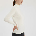 Ekru Balıkçı Yaka Kadın Kazak  Mısırlı 1951